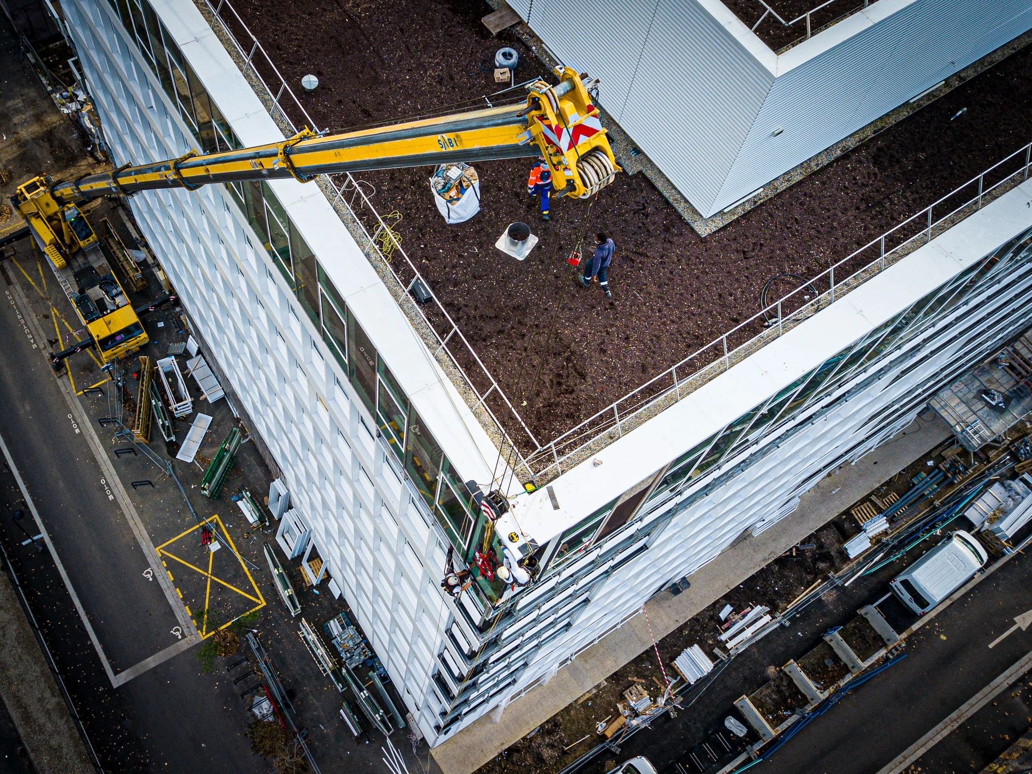Intervention de cordistes MS Access pour a travers les vitres, la garonne chez JOUNEAU BAURECH à Bordeaux (bâtiment) – 3